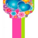 Key Blanks. Flowers and Hearts image printed on a key blank