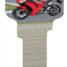 Key Blanks. Sports Bike image printed key blank.