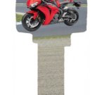 Key Blanks. Sports Bike image printed key blank.