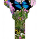 Key Blanks. Butterfly image printed on key blank.