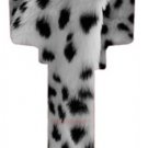 Key Blanks. Dalmatians image printed on a key blank.