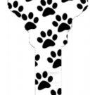 Key Blanks. Paws image printed on a key blank.
