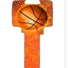 Key Blanks. Basketball image printed on a key blank.