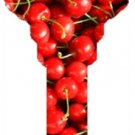 Key Blanks. Cherries image printed on a key blank.
