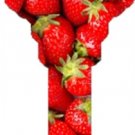 Key blanks. Strawberries image printed on a key blank.