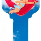 Key Blanks. Cupid image printed on a key blank.
