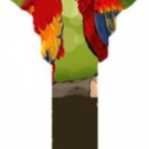 Key blanks. Parrots image printed on a house key blank.