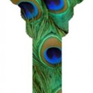 Key Blanks. Peacock image printed on a house key blank.