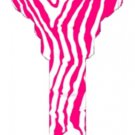 Key Blanks. Pink Zebra image printed on a house key blank