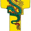 Key Blanks. Dragon image on house Key Blank