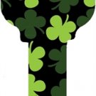 Key Blanks. Green Clover Leaf image on house Key Blank Key Blanks. Green Clover Leaf image on house Key Blank