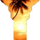 Key Blanks. Hawaii Beach Sunset image on house Key Blank