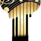 Key Blanks. Music Key image on house Key Blank