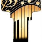 Key Blanks. Music Key image on house Key Blank