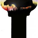 Key Blanks. Moose image on house Key Blank