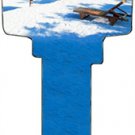 Key Blanks. Beach image on house Key Blank