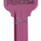 Key Blanks. Diva Princess image on house Key Blank
