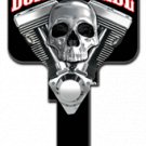 Key Blanks. BORN TO RIDE image on house Key Blank