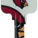 Key Blank. NFL Key blank - Arizona Cardinals image on house Key.