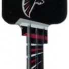 Key Blank. NFL Key blank - Atlanta Falcons image on house Key.