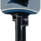 Key Blank. NFL Key blank - Carolina Panthers image on house Key.