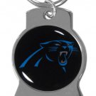Key Chain. NFL Carolina Panthers BOTTLE OPENER Key Chain