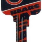 Key Blank. NFL Key blank - Chicago Bears image on house Key.