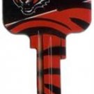 Key Blank. NFL Key blank - Cincinnati Bengals image on house Key.