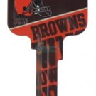 Key Blank. NFL Key blank - Cleveland Browns image on house Key.