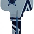 Key Blank. NFL Key blank - Dallas Cowboys image on house Key.