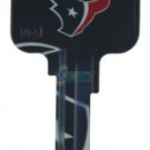 Key Blank. NFL Key blank - Houston Texans image on house Key.