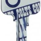 Key Blank. NFL Key blank - Indianapolis Colts image on house Key.