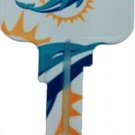Key Blank. NFL Key blank - Miami Dolphins image on house Key.