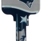 Key Blank. NFL Key blank - New England Patriots image on house Key.