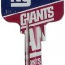 Key Blank. NFL Key blank - New York Giants image on house Key.