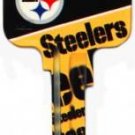 Key Blank. NFL Key blank - Pittsburgh Steelers image on house Key.