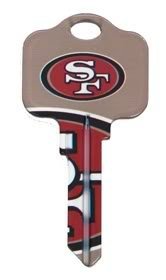 Key Blank. NFL Key blank - San Francisco 49ers image on house Key.