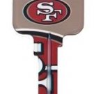 Key Blank. NFL Key blank - San Francisco 49ers image on house Key.