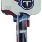 Key Blank. NFL Key blank - Tennessee Titans image on house Key.