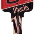 Key Blank. MLB Key blank - Arizona Diamondbacks image on house Key.