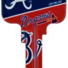 Key Blank. MLB Key blank - ATLANTA BRAVES image on house Key.