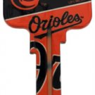 Key Blank. MLB Key blank - Baltimore Orioles image on house Key.