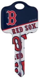 Key Blank. MLB Key blank - Boston Red Sox image on house Key.