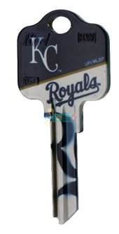 Key Blank. MLB Key blank - Kansas City Royals image on house Key.