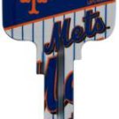Key Blank. MLB Key blank - New York Mets image on house Key.