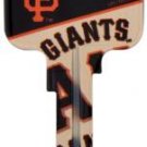 Key Blank. MLB Key blank - SC1 Schlage San Francisco Giants image on house Key.