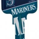 Key Blank. MLB Key blank - Seattle Mariners image on house Key.