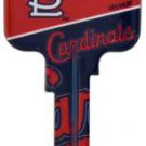 Key Blank. MLB Key blank - St. Louis Cardinals image on house Key.