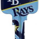Key Blank. MLB Key blank - Tampa Bay Rays image on house Key.