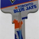 Key Blank. MLB Key blank - Toronto Blue Jays image on house Key.